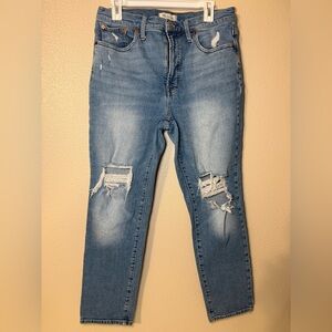 Madewell The Perfect Vintage Jean distressed skinny jeans